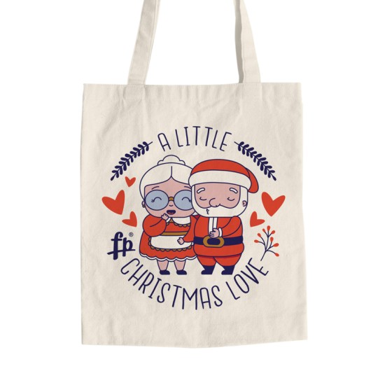 Christmas Love Tote Bag (Υφασμάτινη Τσάντα Αγοράς)